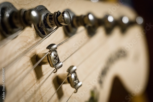 Obraz na płótnie headstock of electric guitar