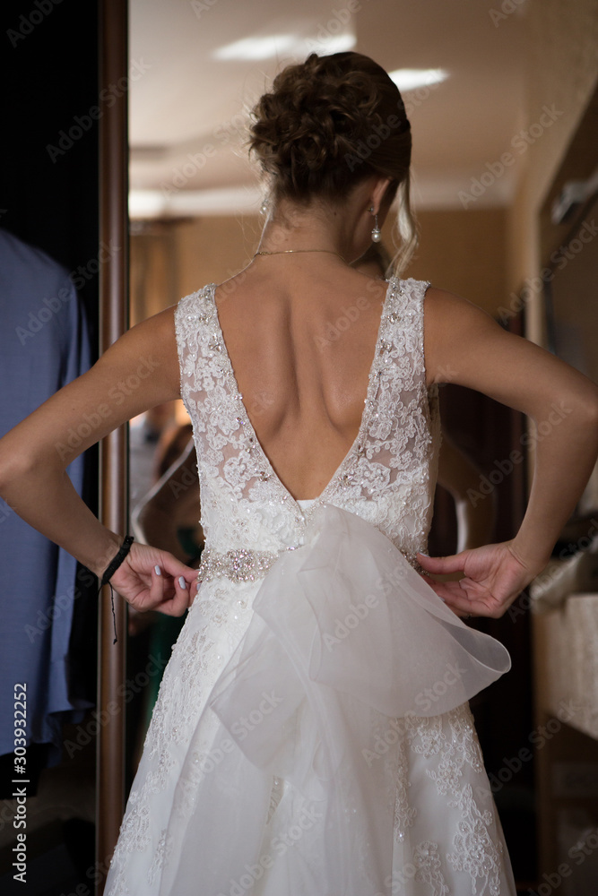 Portrait of beautiful bride. Portrait of beautiful bride.