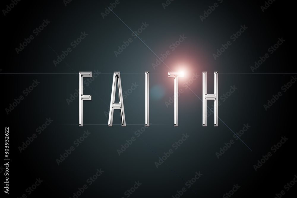 Ispirational Sports Quotes We walk by faith Painting by Celestial Images -  Fine Art America