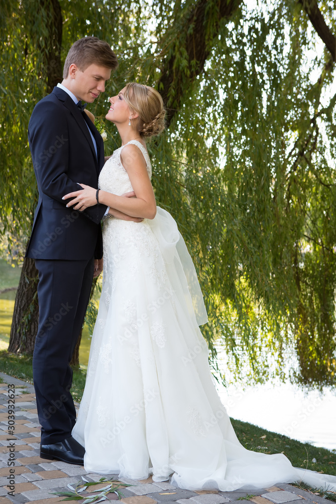 Beautiful wedding couple