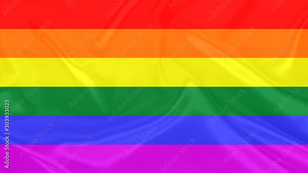 beautiful silk LGBT rainbow flag, Pride flag, draped with small folds, flowing gently, concept of public policy, economy, tourism, copy space beautiful silk LGBT rainbow flag, Pride flag, draped with small folds, flowing gently, concept of public policy, economy, tourism, copy space