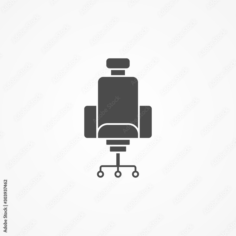 Office chair vector icon sign symbol Office chair vector icon sign symbol