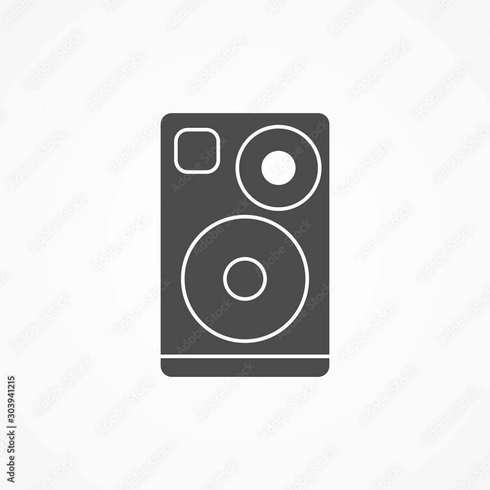 Speaker vector icon sign symbol
