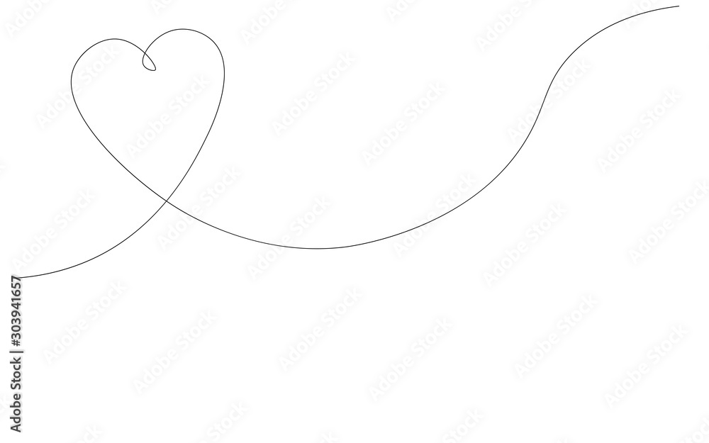 Heart card design, vector illustration
