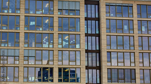 window of the multi-storey building