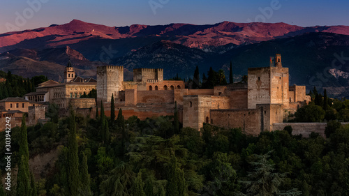 Alhambra  Granada  Spanien