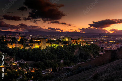 Wallpaper Mural Alhambra, Granada, Spanien Torontodigital.ca