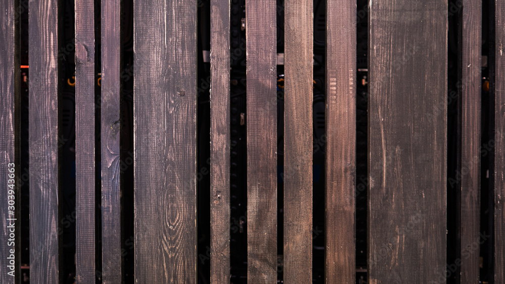 Wood texture covering working electronics. Wood texture covering working electronics.