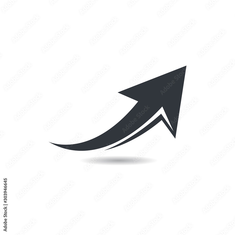 Arrow logo template vector icon Arrow logo template vector icon