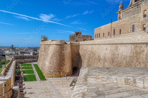 Obraz na płótnie Victoria citadel in Gozo, Malta w salonie