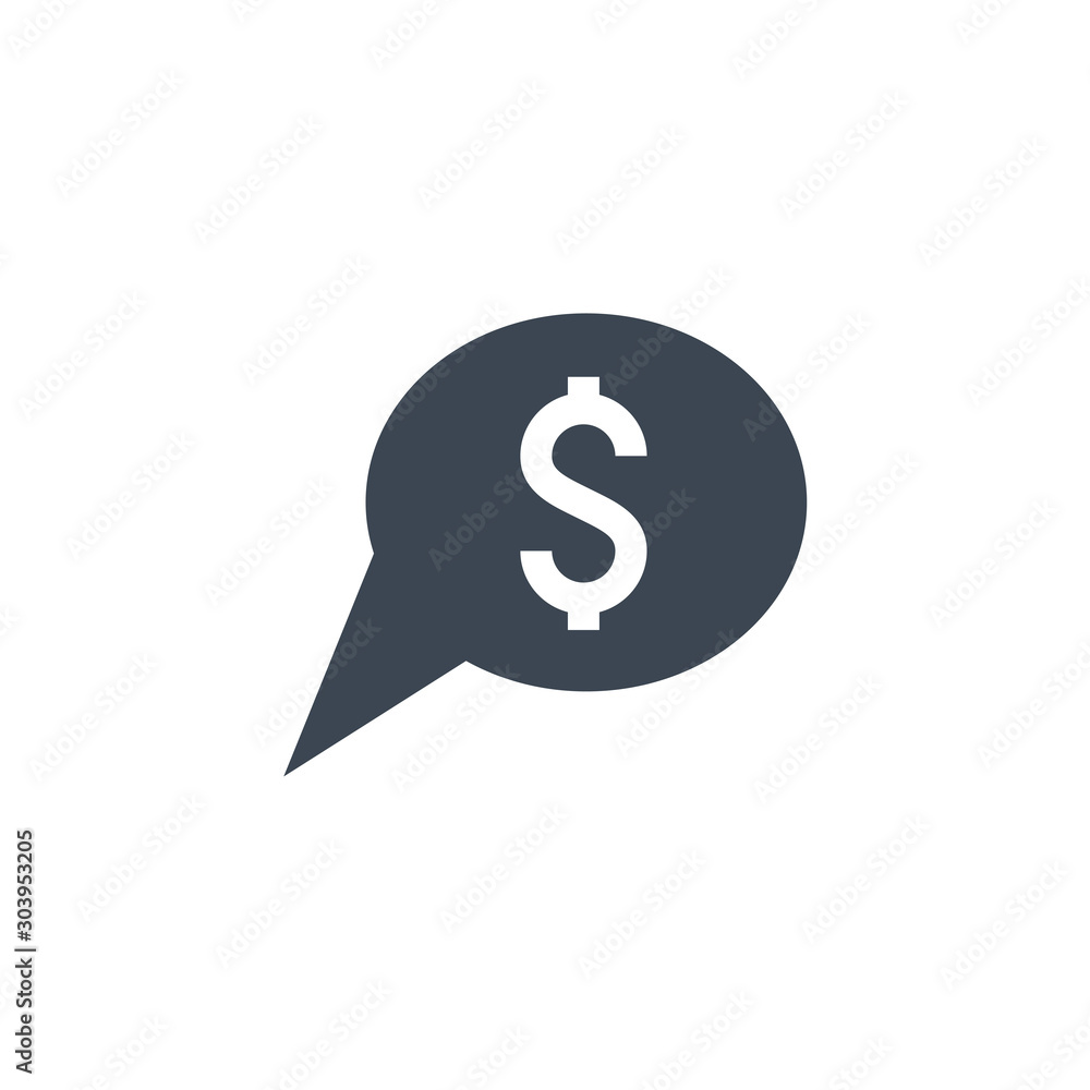 Bank Message related vector glyph icon Bank Message related vector glyph icon