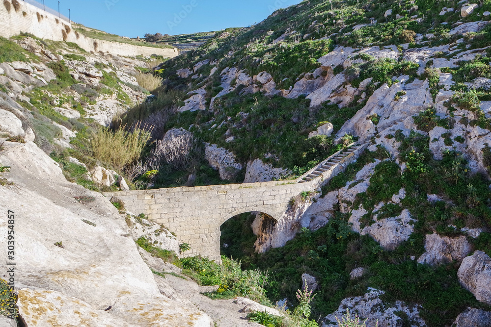 Xlendi grotto, Gozo, Malta