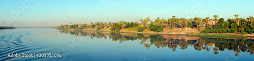 Photo Nile River Bank Panorama