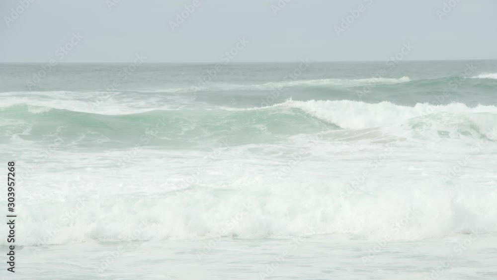 Wild Atlantic ocean coast at Adraga Beach in Portugal - travel photography Wild Atlantic ocean coast at Adraga Beach in Portugal - travel photography