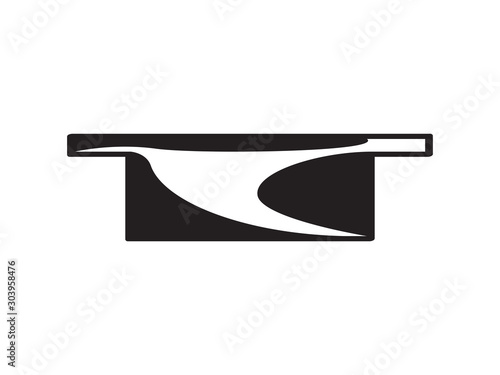 Isolated semibreve icon. Musical note - Vector illustration