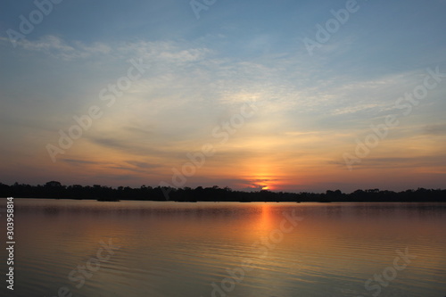 sunset over lake © Katia Regina 