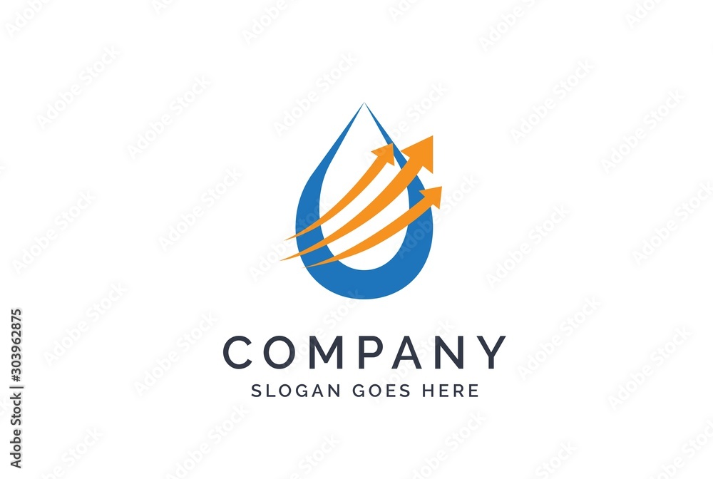 Water drop logo design template vector Water drop logo design template vector