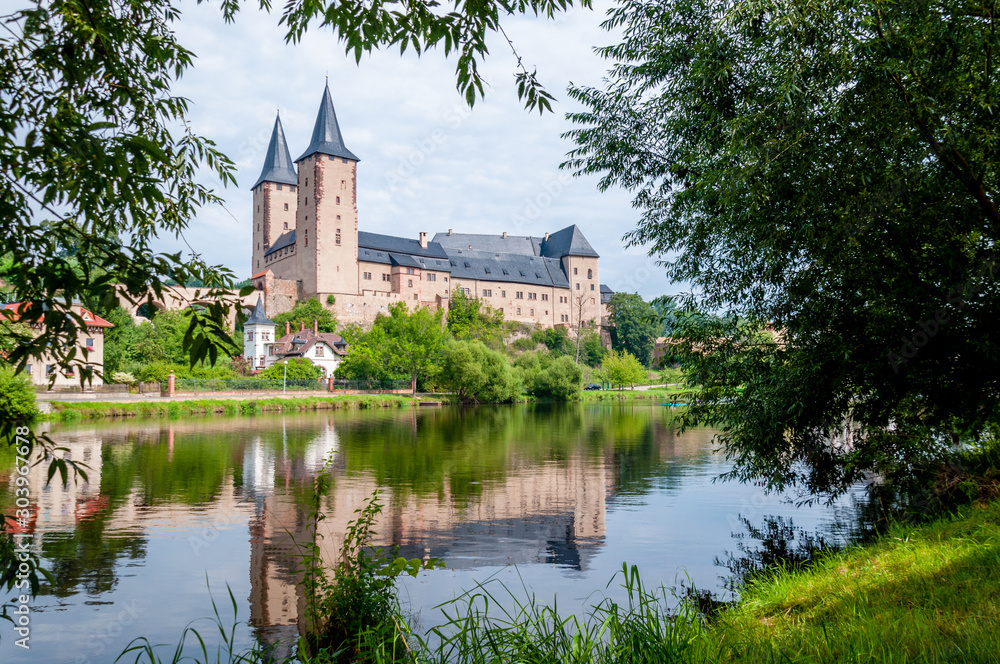 Fototapeta premium Rochlitz Schloss, Muldental - Grimma, Leipzig, Sachsen
