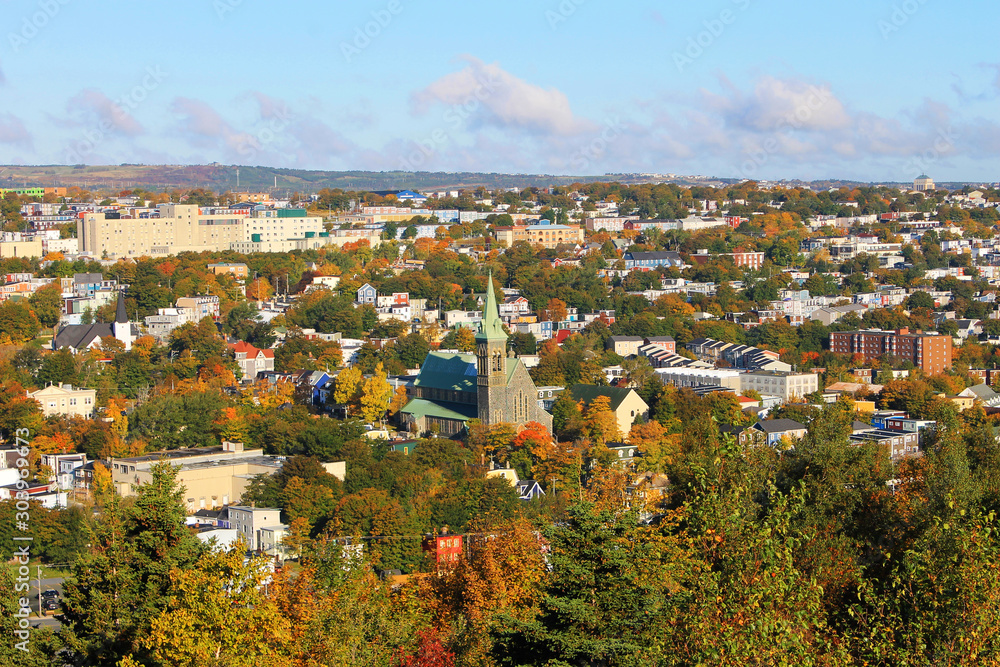 Autumn in the city, St. John's, Newfoundland
