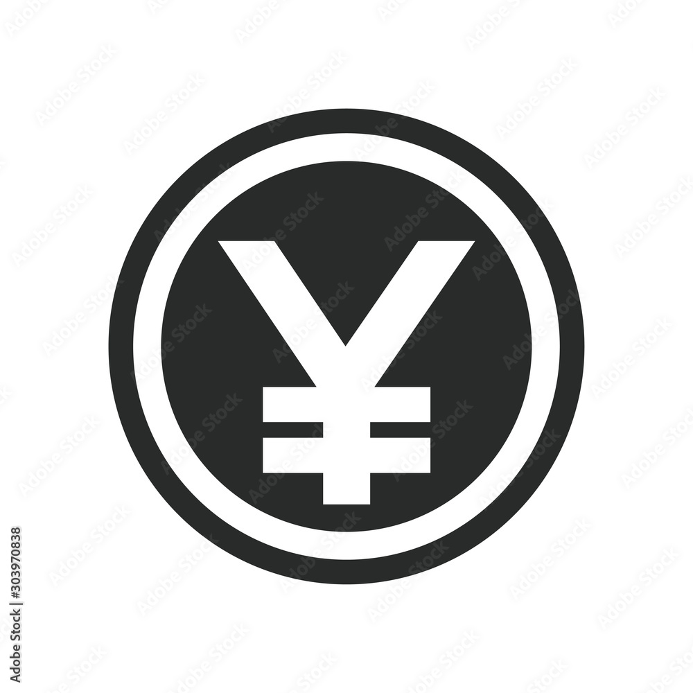 yen currency icon vector design illustration yen currency icon vector design illustration