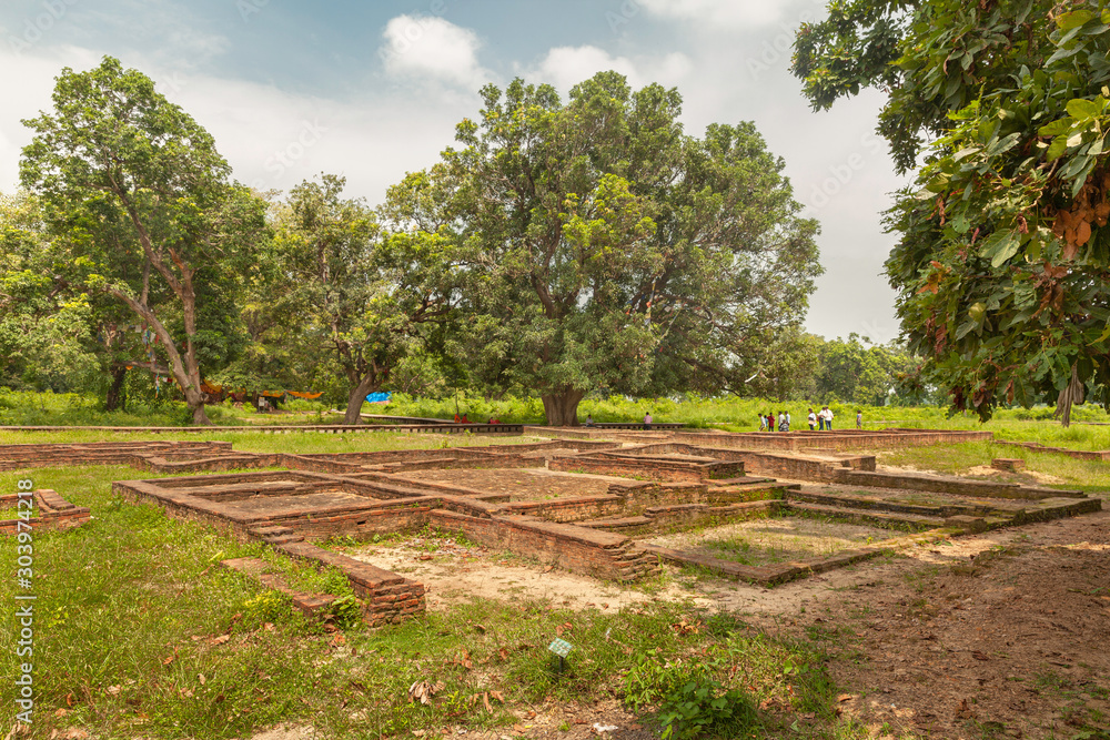 Ruins of ancient city Kapilavastu (Kapilvastu), Buddha's hometown near Lumbini, Nepal  