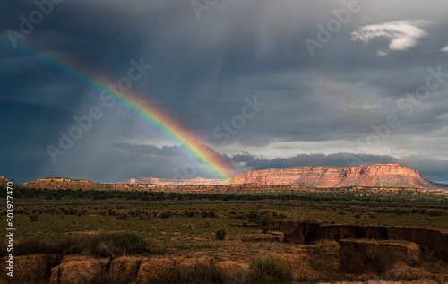 Paria Rainbow outside of Kanab Utah 