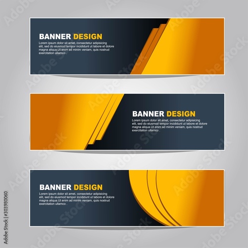 3 Set Travel Banner Vektor Template untuk Web dan Businees Template dengan Flat Linear Modern Style - Editable dan Printable