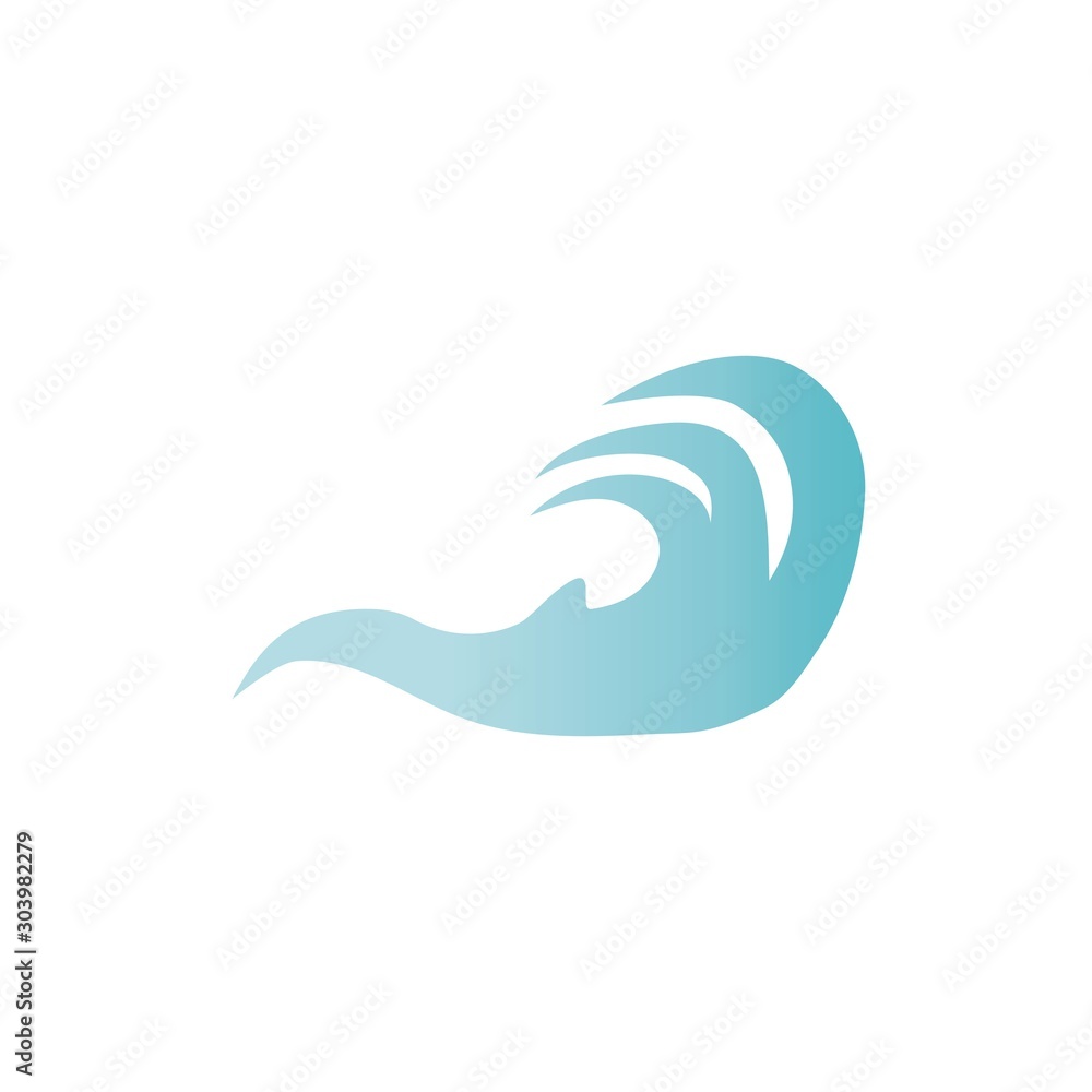 wave logo template vector illustration wave logo template vector illustration