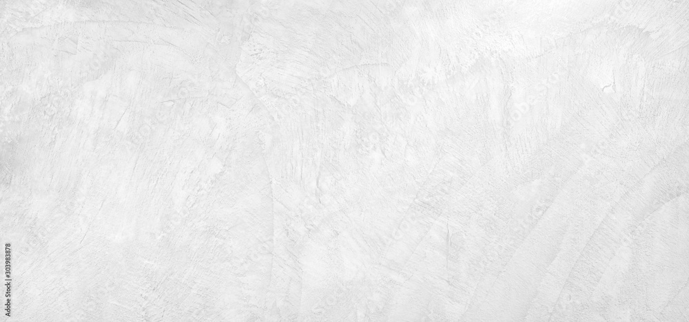Fototapeta premium Abstract grungy white concrete seamless background. Stone texture for painting on ceramic tile wallpaper. Cement grunge backdrop for design art work and pattern.
