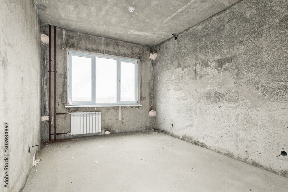 interior of the apartment without decoration interior of the apartment without decoration