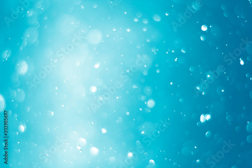 abstract blue background with snowflakes