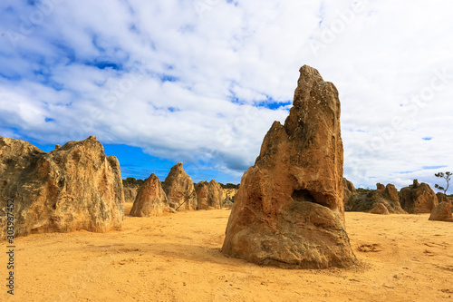 The Pinnacles are limestone formations within Nambung National Park, near the town of Cervantes, Western Australia