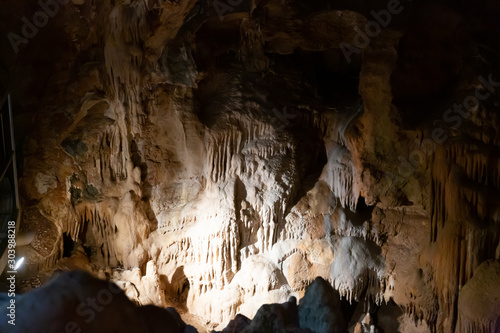 Rock formations in Balcarka cave, Czech Republic