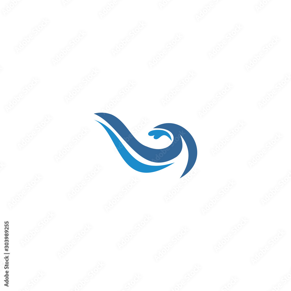 water wave logo icon vector design symbol water wave logo icon vector design symbol
