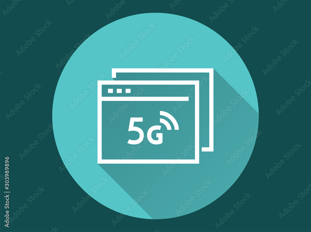 5g icon for graphic and web design. 5g icon for graphic and web design.