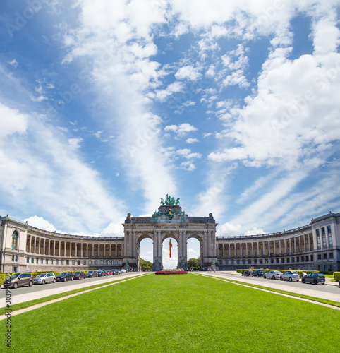 Brussels, Belgium, The Triumphal Arch or Arc de Triomphe