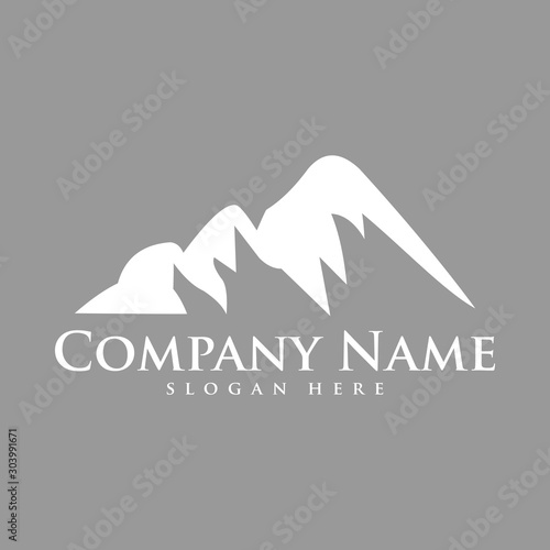 mountain logo icon vector design symbol