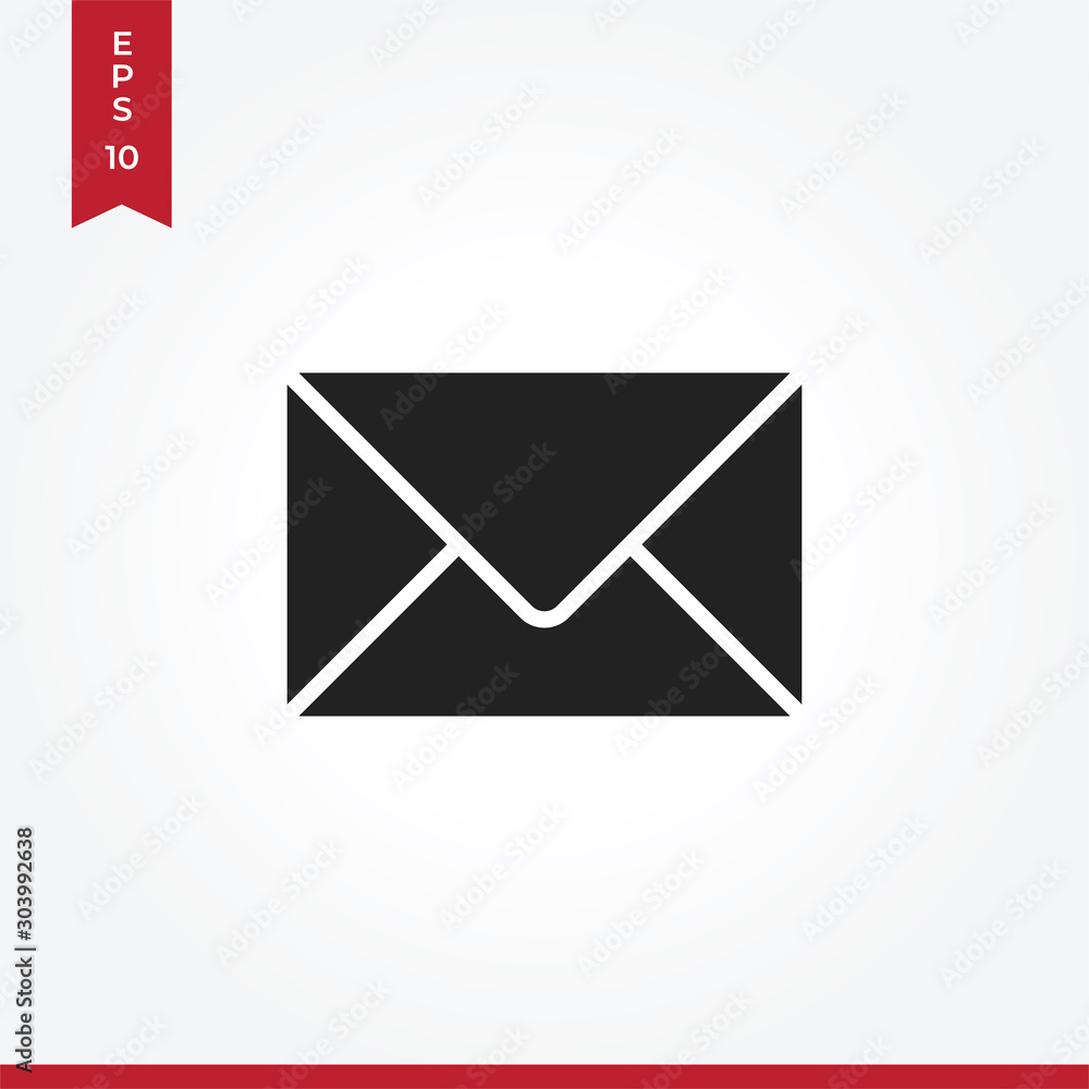 Email vector icon, simple sign for web site and mobile app. Email vector icon, simple sign for web site and mobile app.