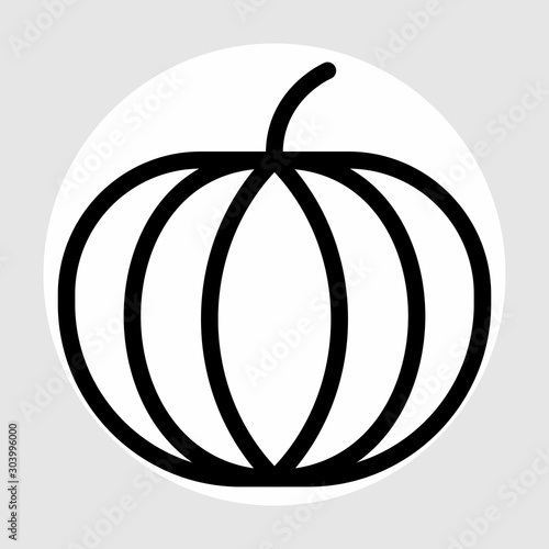 paprika icon isolated on abstract background