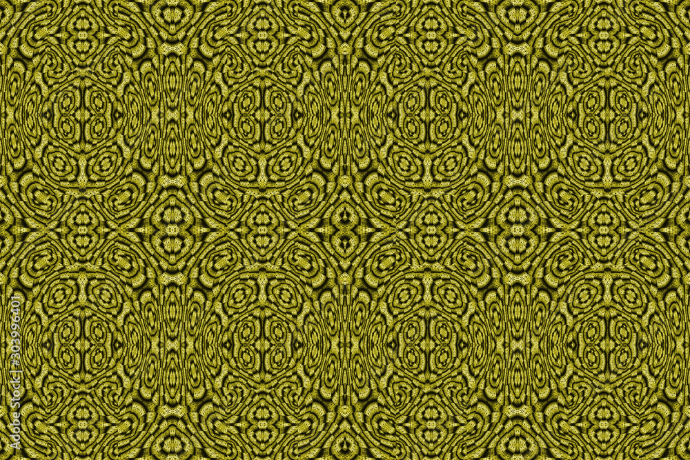 Colored African fabric, rounded shapes Colored African fabric, rounded shapes