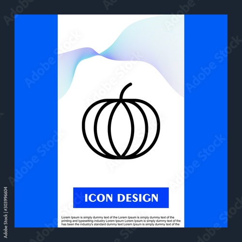 paprika icon isolated on abstract background