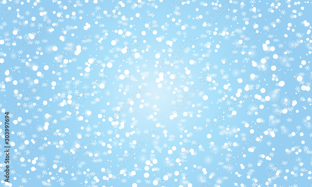 Snow pattern. Vector illustration.