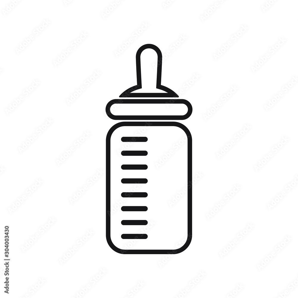 Baby feeding bottle icon Baby feeding bottle icon