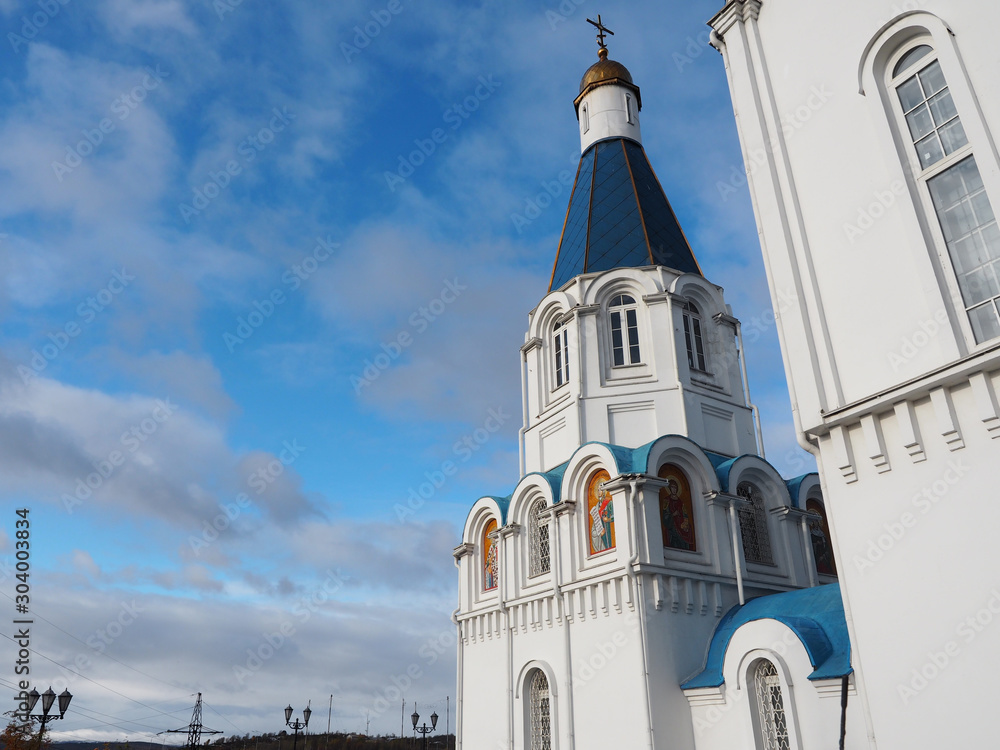 Obraz premium Landmark in Murmansk Public place russia For tourism