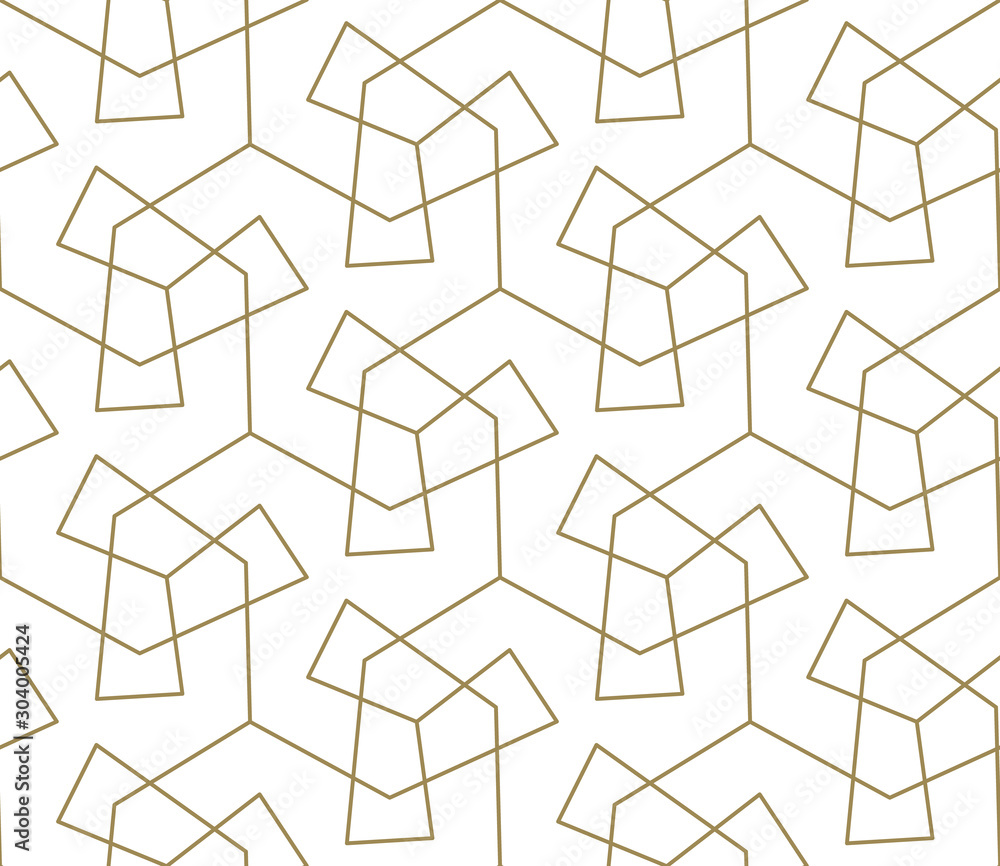 Seamless pattern with abstract geometric line texture, gold on white background. Light modern simple wallpaper, bright tile backdrop, monochrome graphic element Seamless pattern with abstract geometric line texture, gold on white background. Light modern simple wallpaper, bright tile backdrop, monochrome graphic element