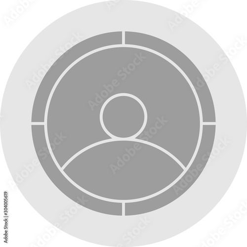 targeting icon isolated on abstract background