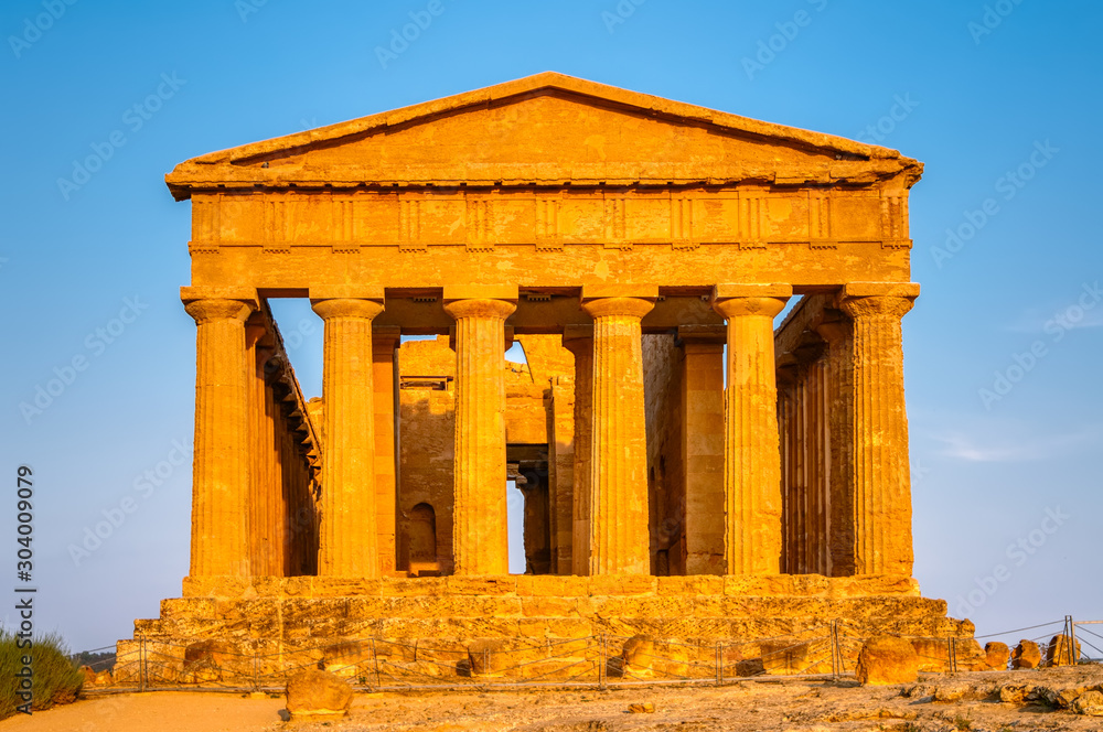 Valley of the Temples is an archaeological site in Agrigento