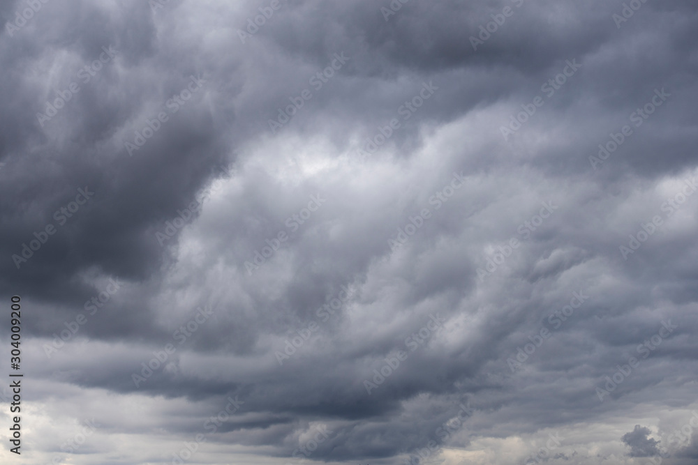 cloudy sky before the rain