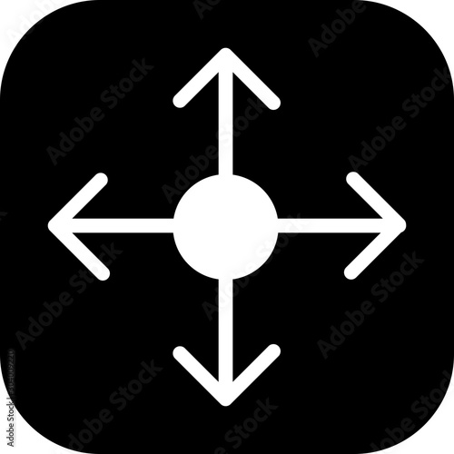 reticle icon isolated on abstract background