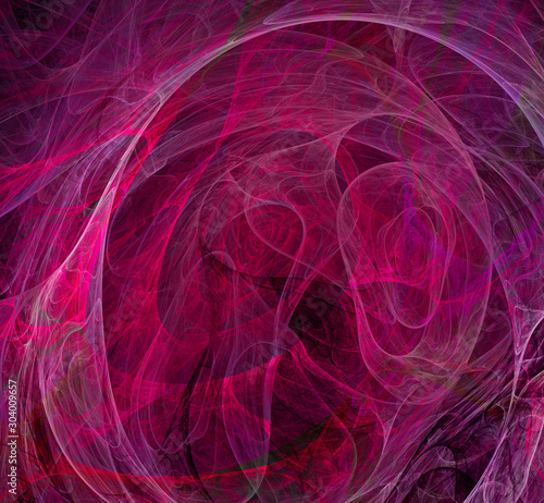 Abstract fractal background bizarre intertwining of lines and colors.
